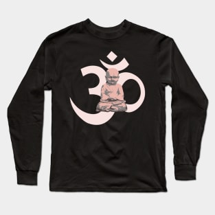 Little Buddha Om pink Long Sleeve T-Shirt